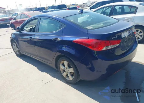 2011 Hyundai Elantra Gls from USA, damaged, VIN 5NPDH4AE6BH045266